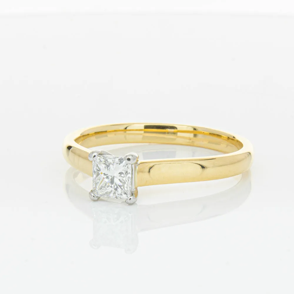 Deja Vu 18ct Yellow & White Gold .70ct Diamond Ring