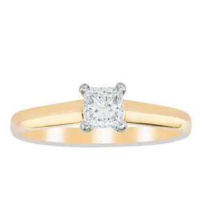 Deja Vu 18ct Yellow & White Gold .70ct Diamond Ring