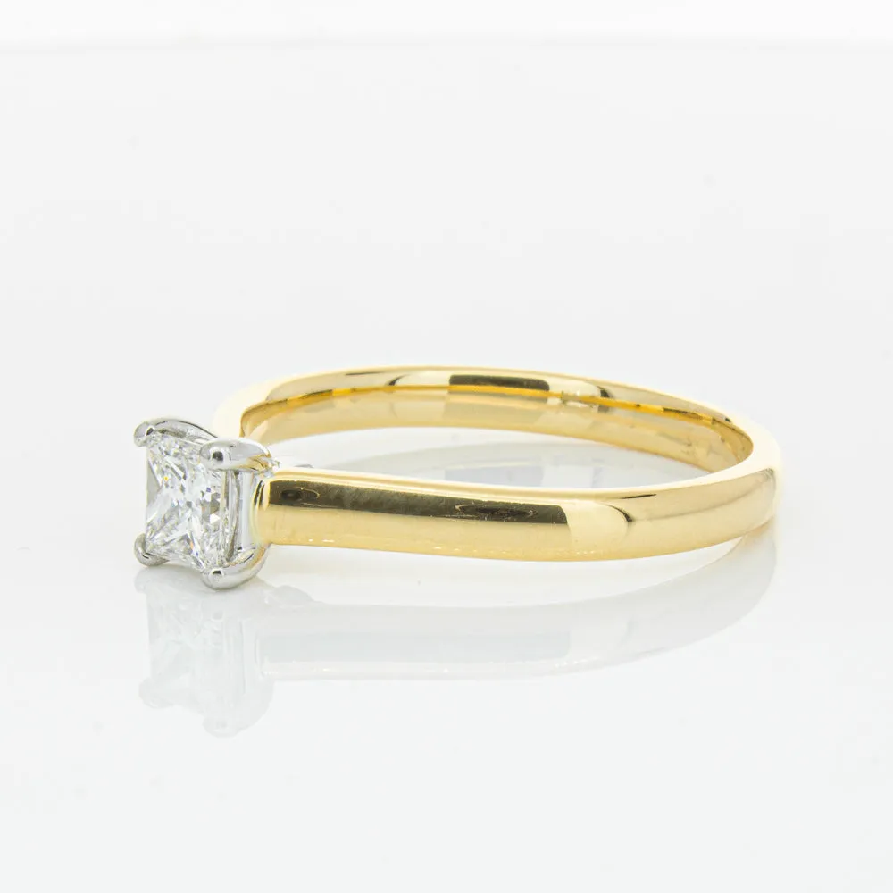 Deja Vu 18ct Yellow & White Gold .70ct Diamond Ring