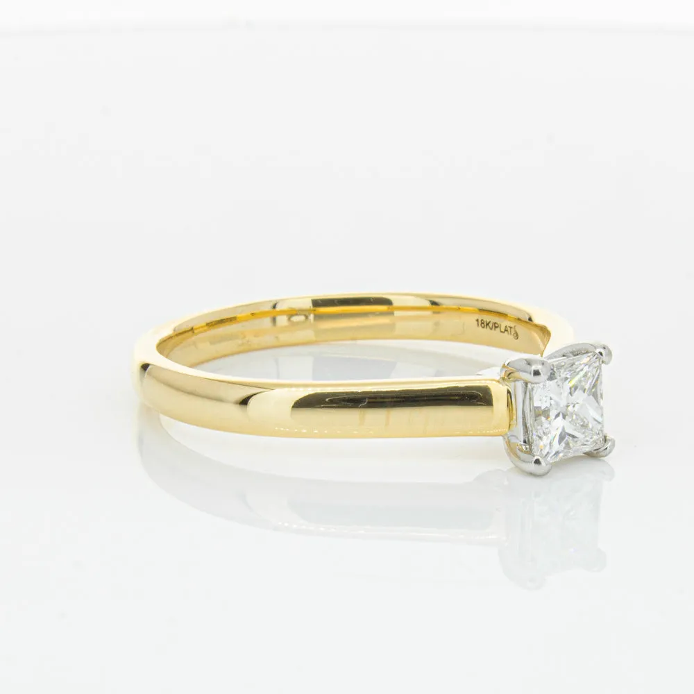 Deja Vu 18ct Yellow & White Gold .70ct Diamond Ring