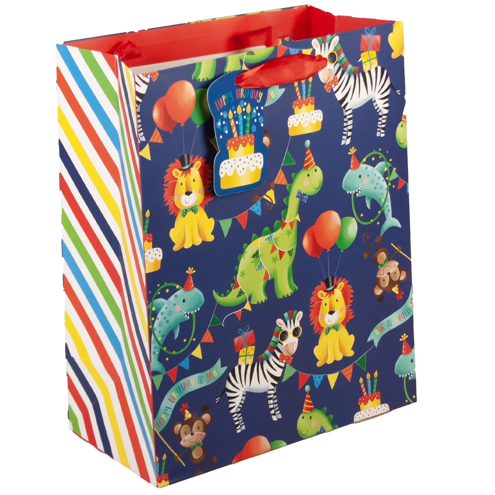 Design By Violet Blue Carnival Large Birthday Gift Bag