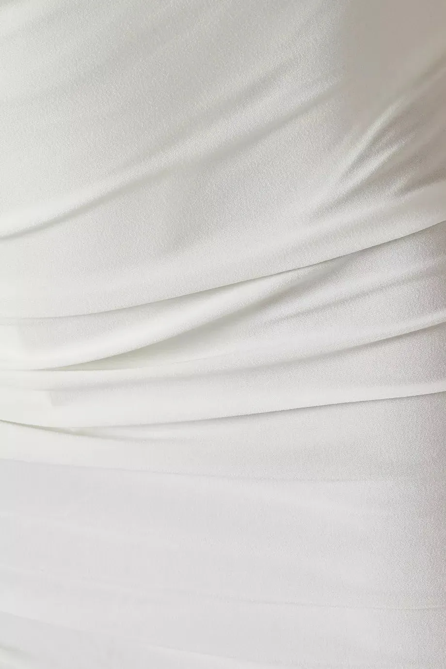 Diana Long Stylish Skirt in White