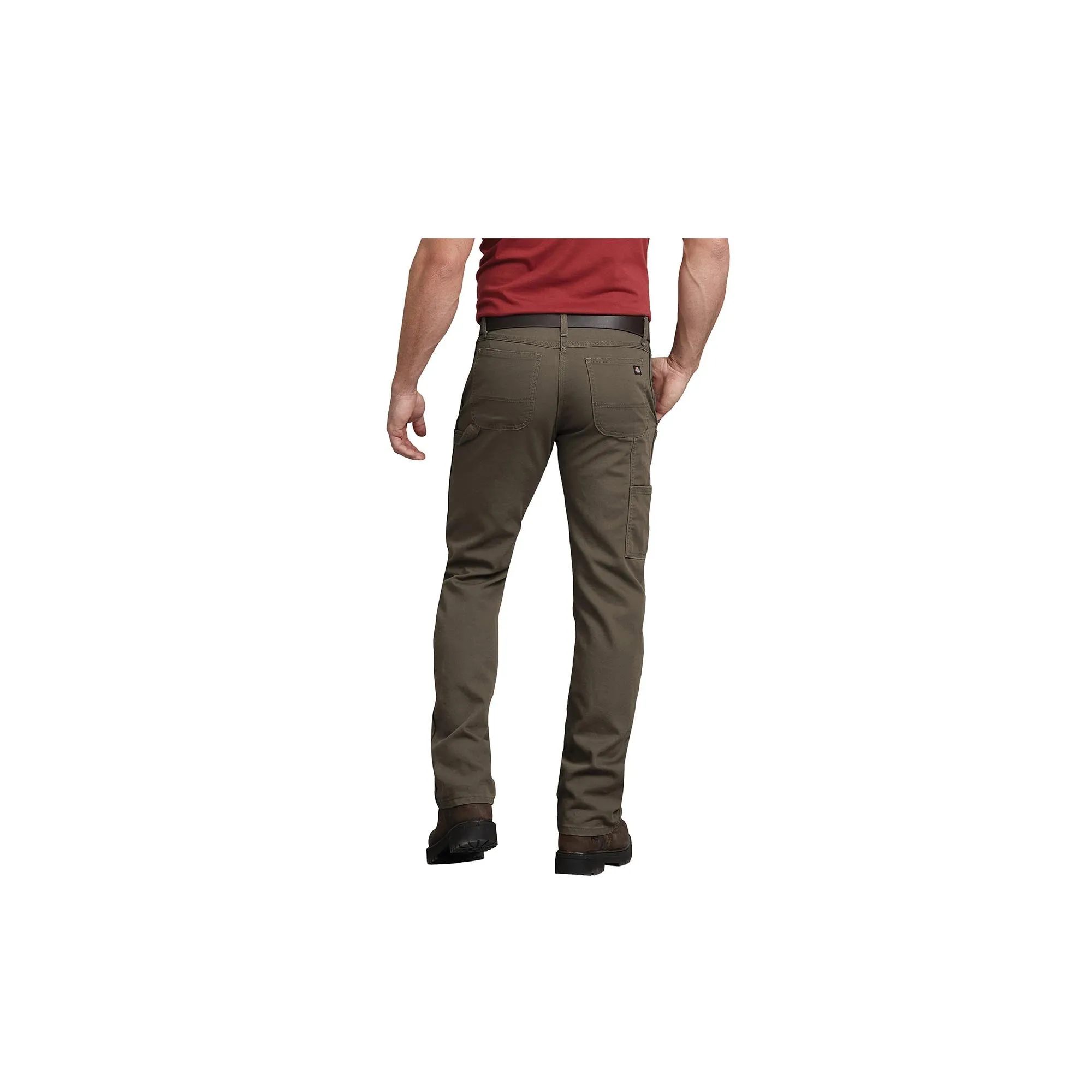 Dickies Flex Regular Fit Straight Leg Carpenter Pants Stonewashed Mushroom