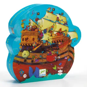 Djeco Silhouette Puzzle - Le Bateau de Barberousse