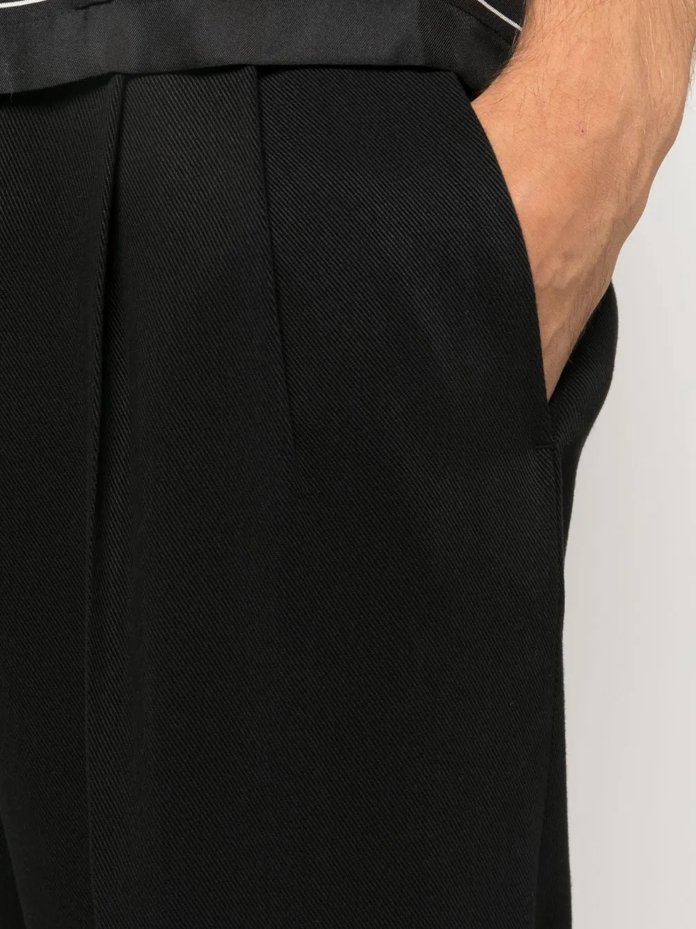 Double Pleat Drapy Trousers