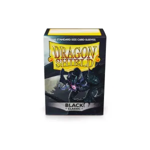 Dragon Shield Black Classic 100 Count Standard Sleeves