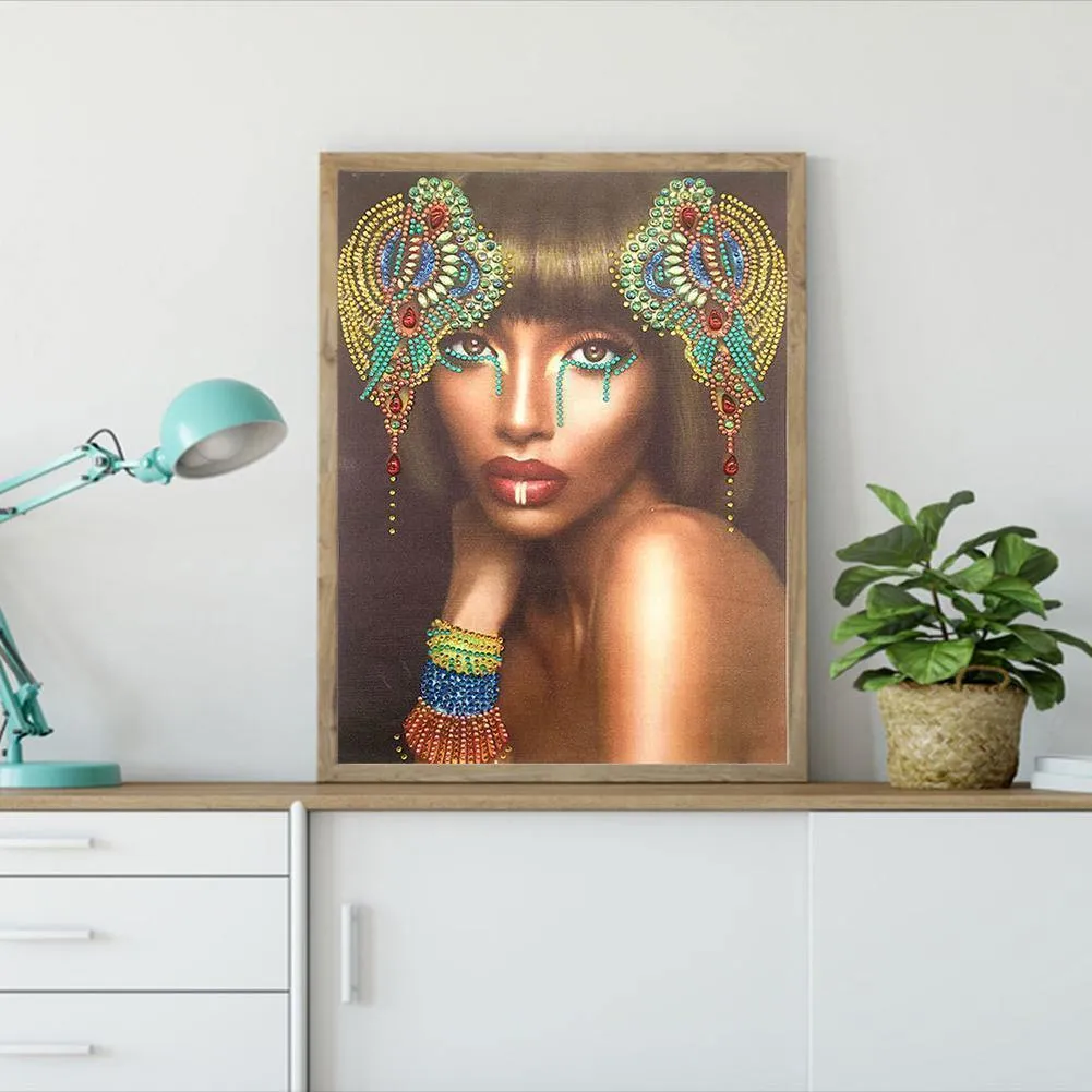 ecoolbuy Beauty 5D DIY Special Shaped Diamond Painting Kit