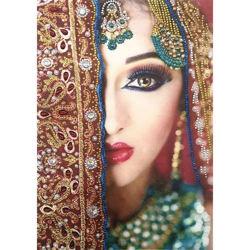 ecoolbuy Beauty 5D DIY Special Shaped Diamond Painting Kit