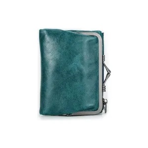 ElegantCow RFID Short Zipper Clutch Wallet