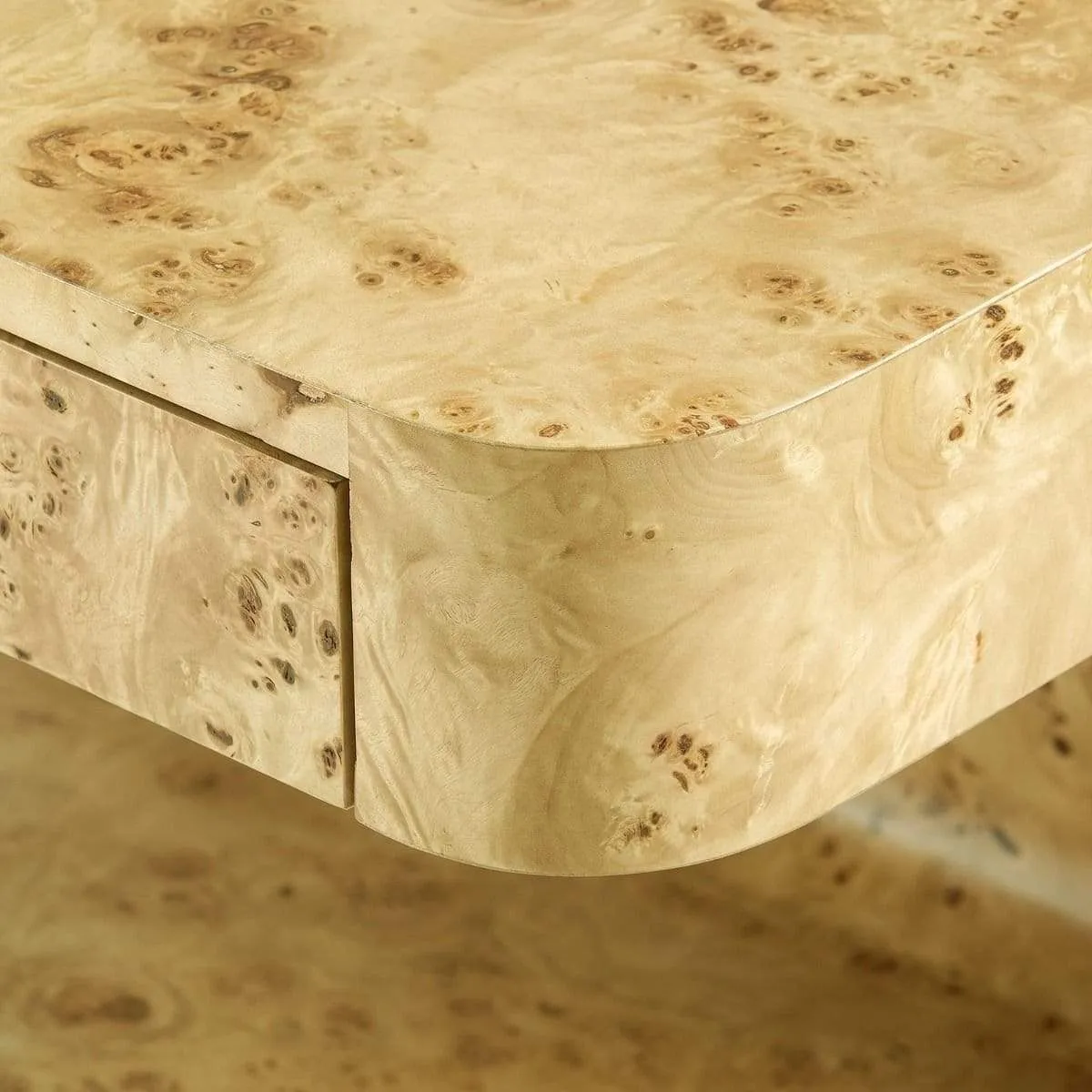 Emil 2 Drawer Side Table