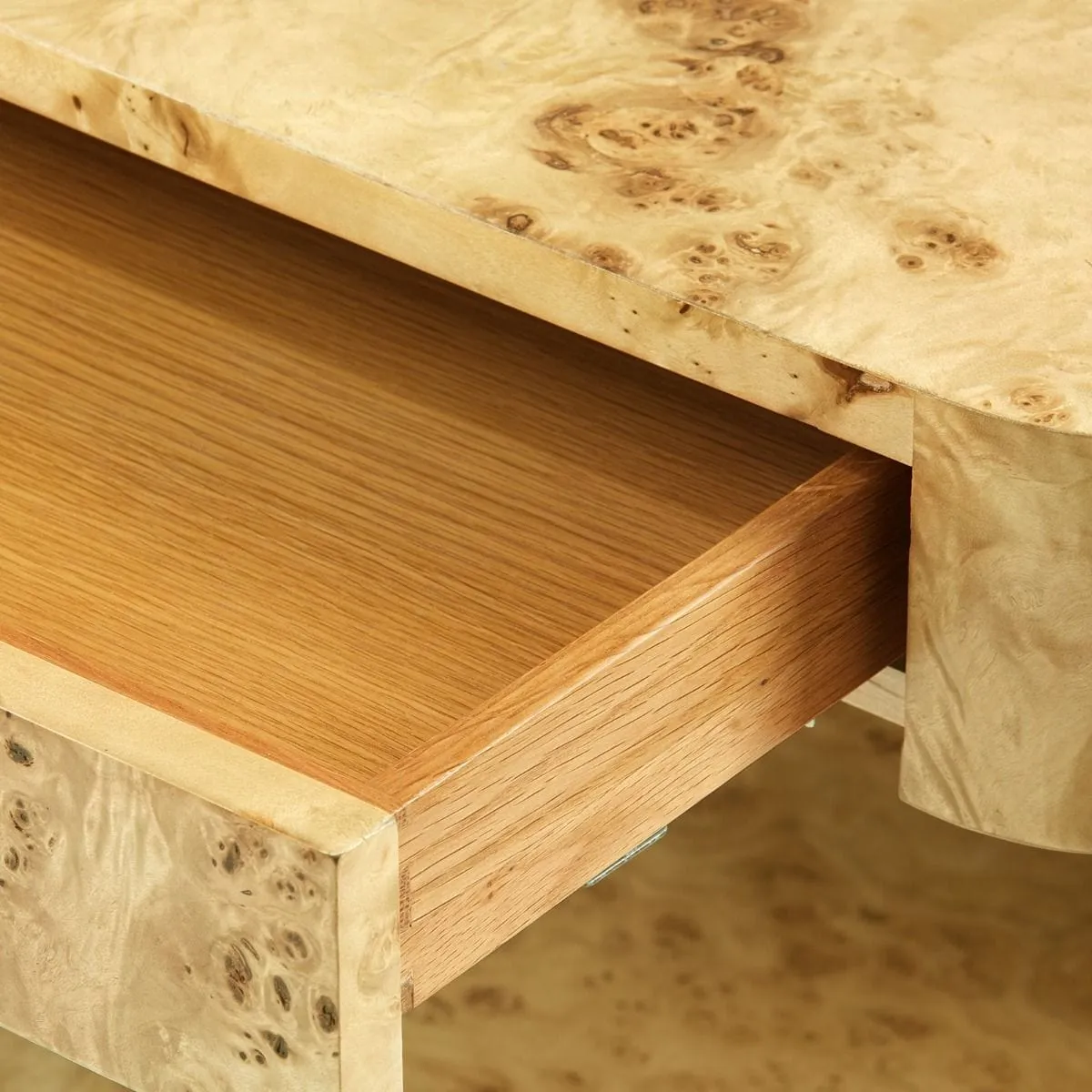 Emil 2 Drawer Side Table