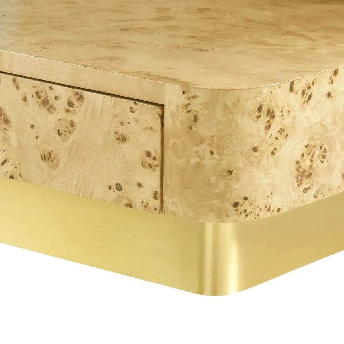 Emil 2 Drawer Side Table