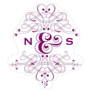 Fanciful Monogram Small Cling Lavender