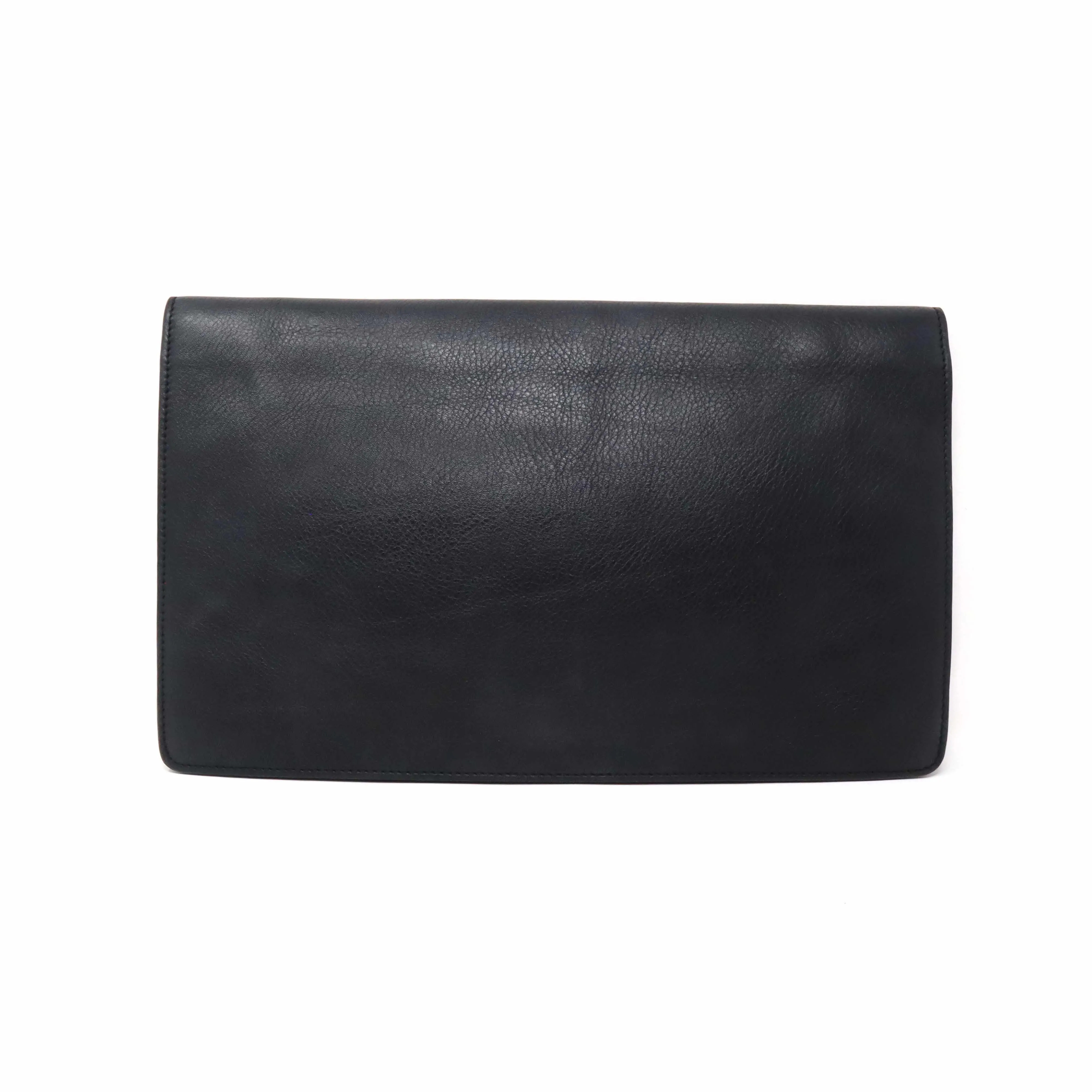 Fendi Black large Document Holder