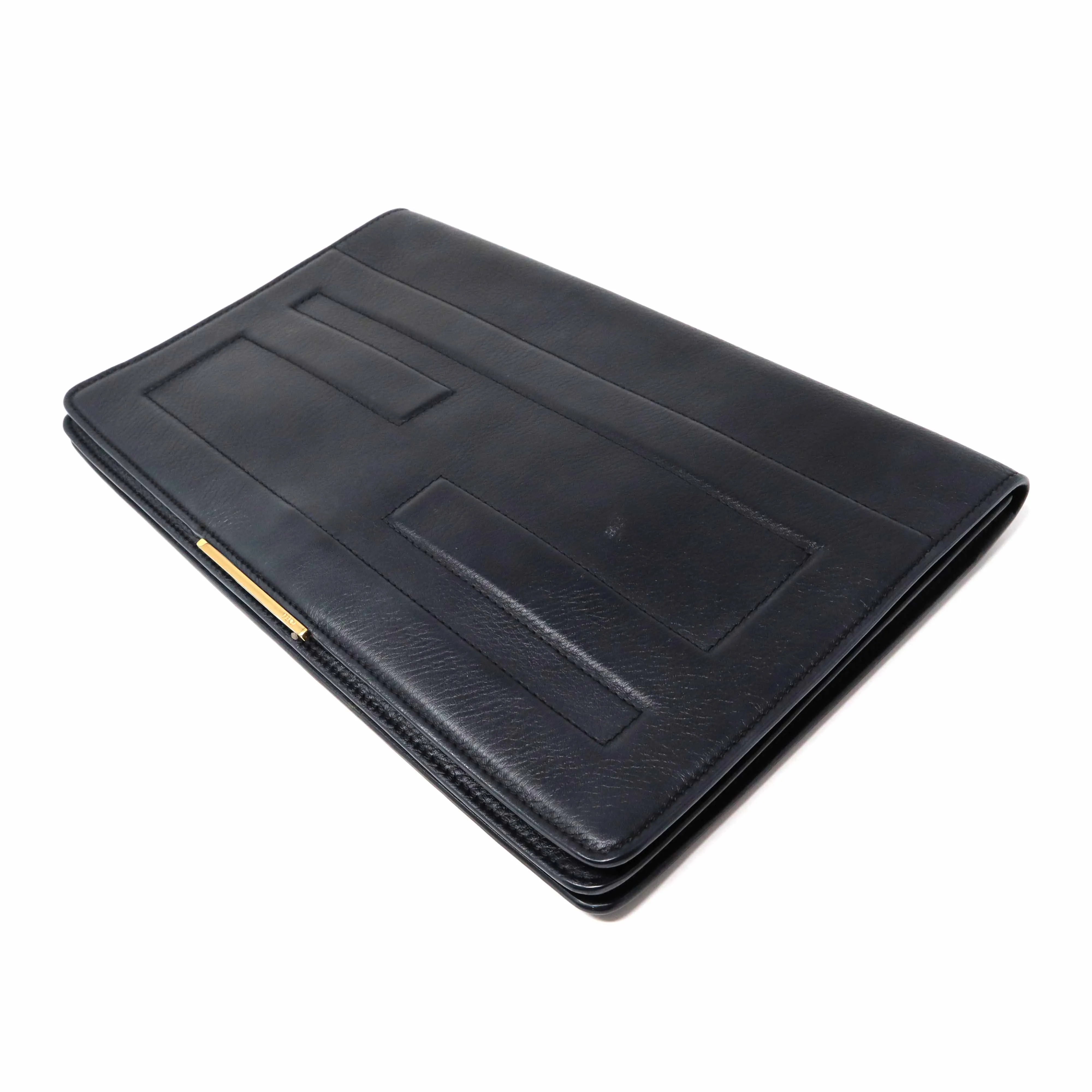 Fendi Black large Document Holder