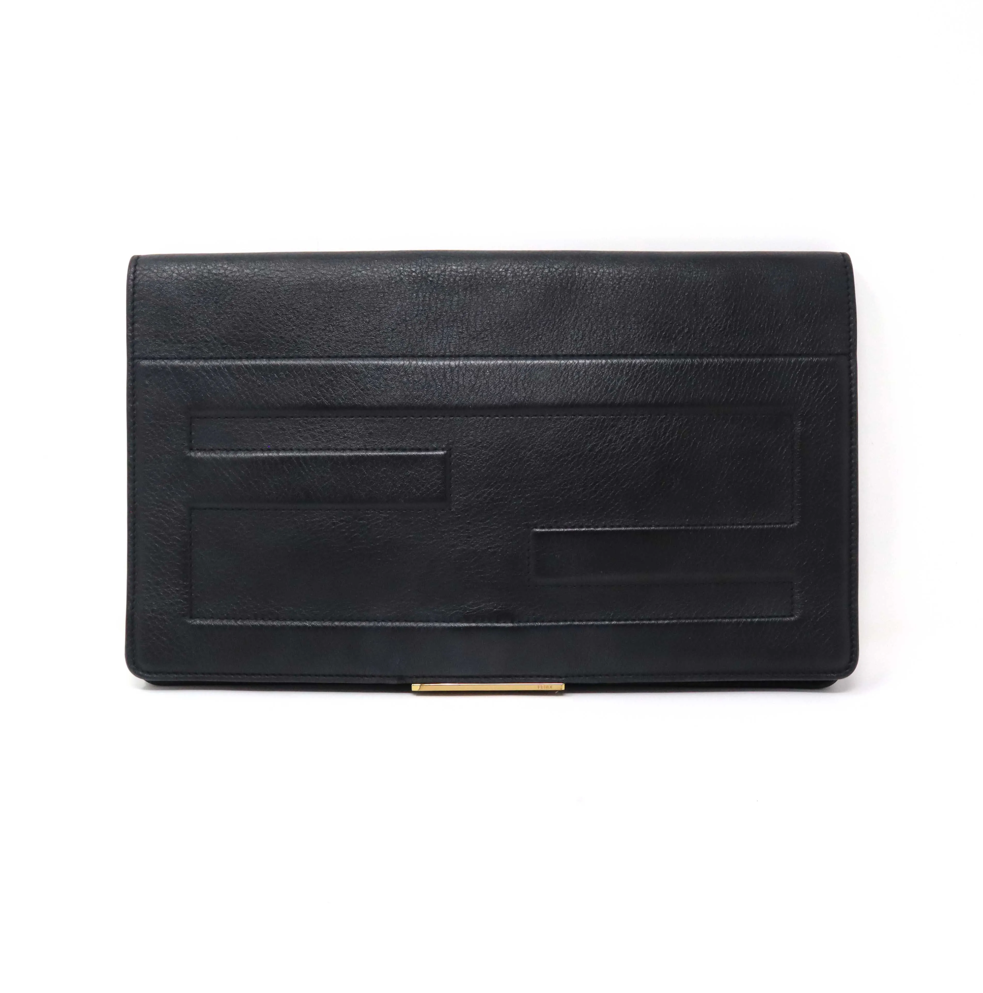 Fendi Black large Document Holder