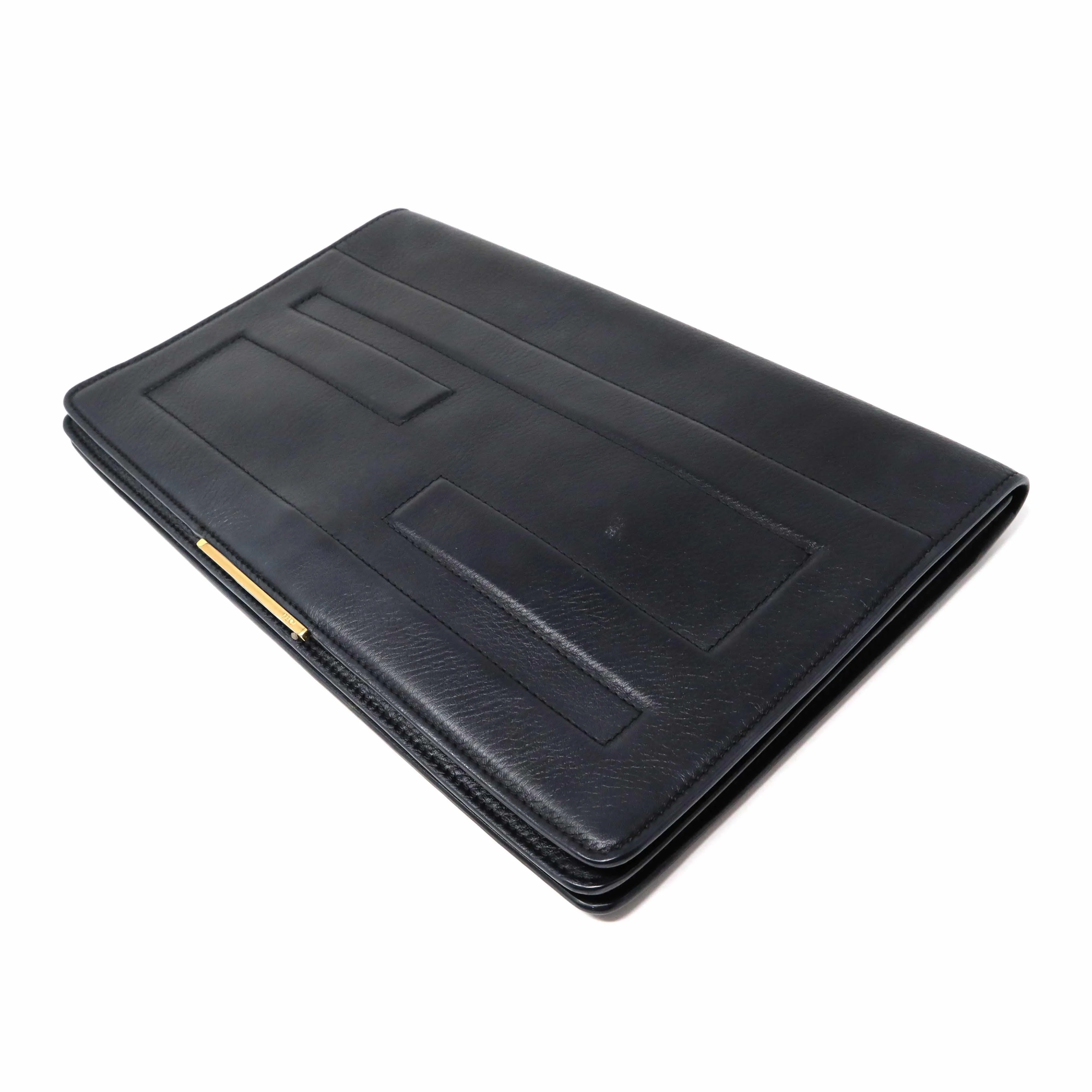 Fendi Black large Document Holder
