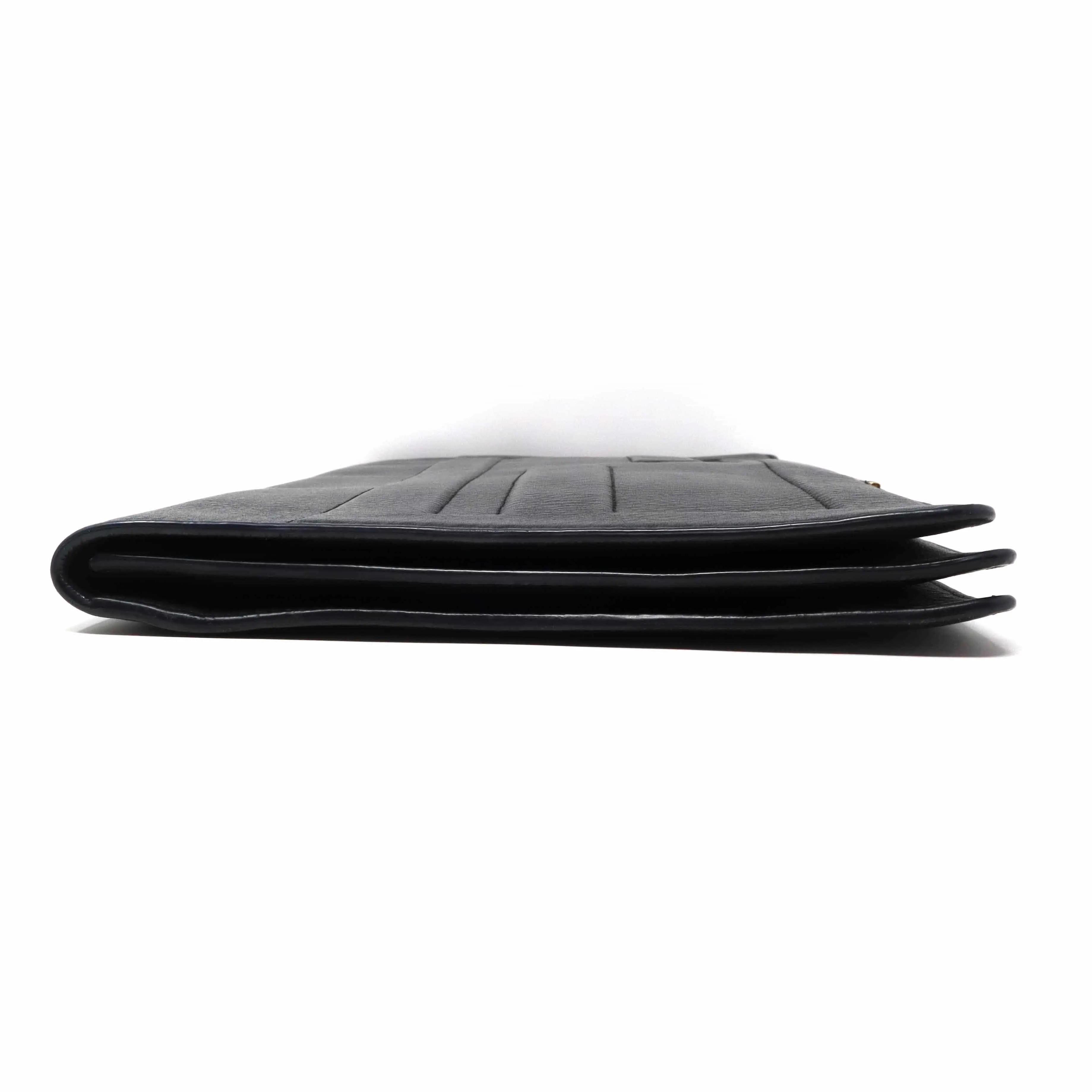 Fendi Black large Document Holder