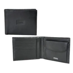 Ferre Man Leather Wallet with Coin Purse and Card Holder