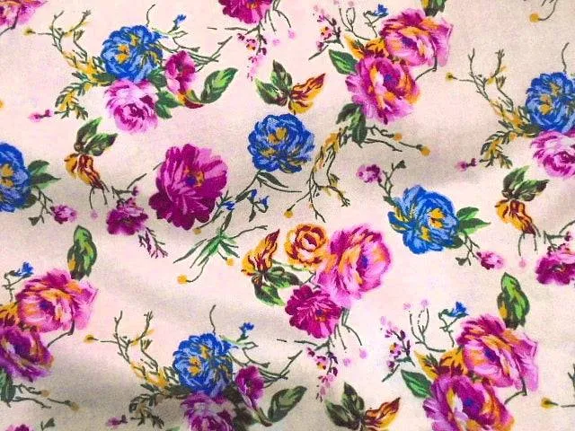 Floral Design 48 - Pure Cotton