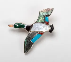 Flying Mallard Pin/Pendant