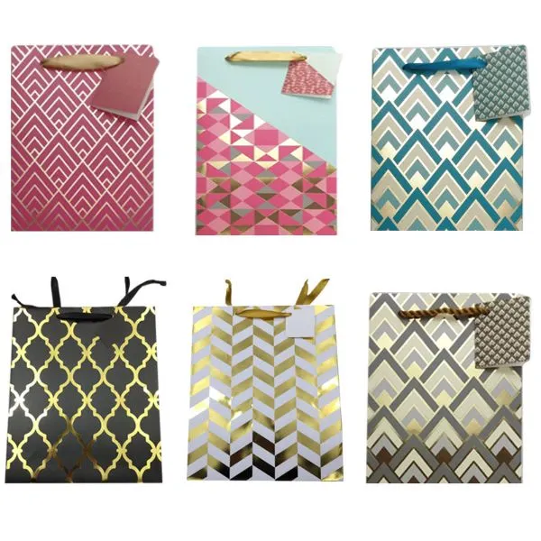 Foil Medium Gift Bag - 18cm x 10cm x 22.7cm