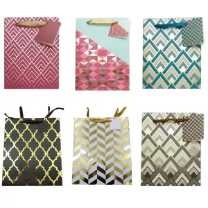 Foil Medium Gift Bag - 18cm x 10cm x 22.7cm