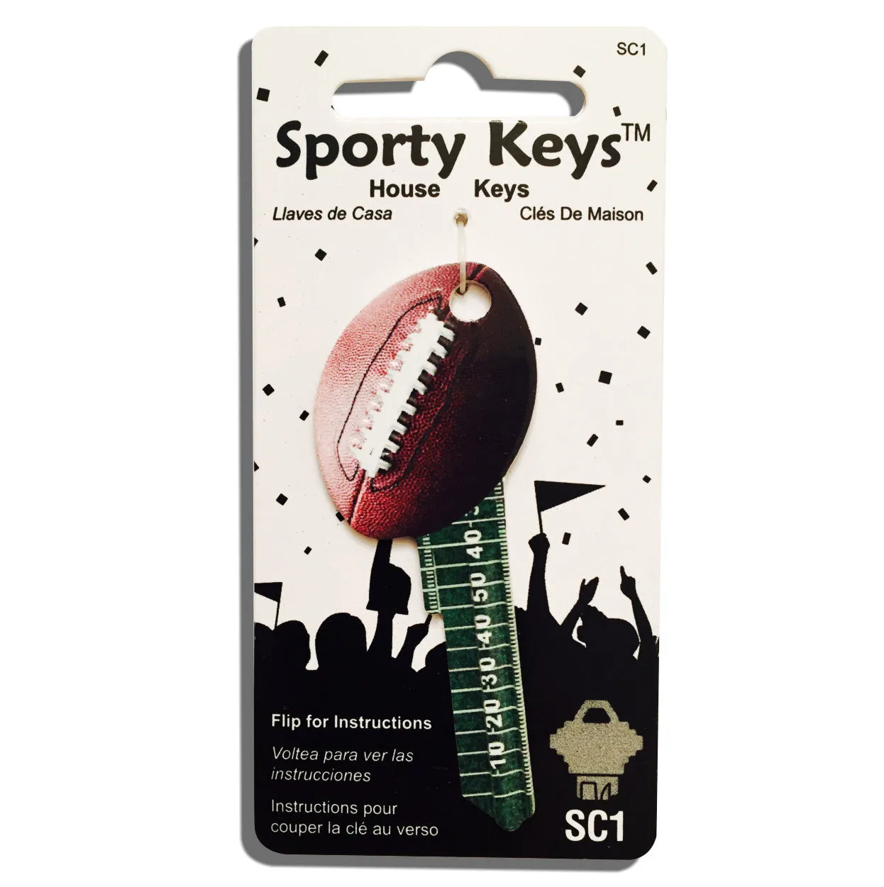 Football Shaped Sporty Wonder Key