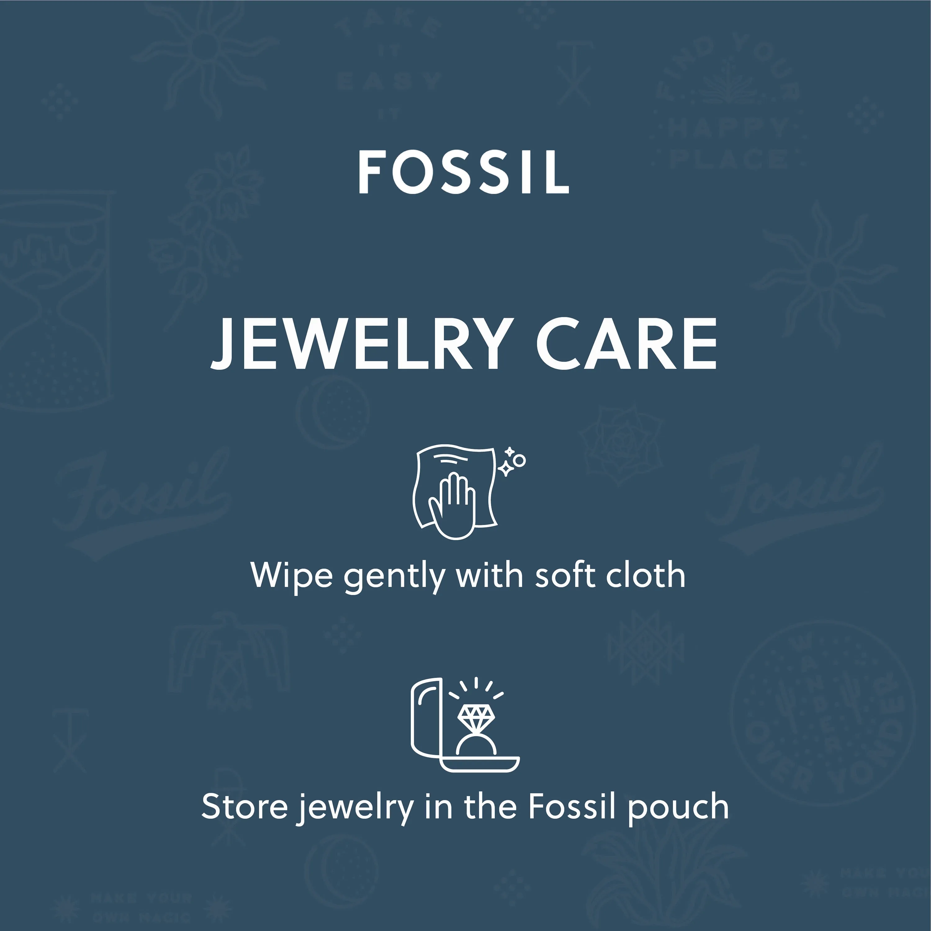 Fossil Jewelry Gold Necklace JF04735710