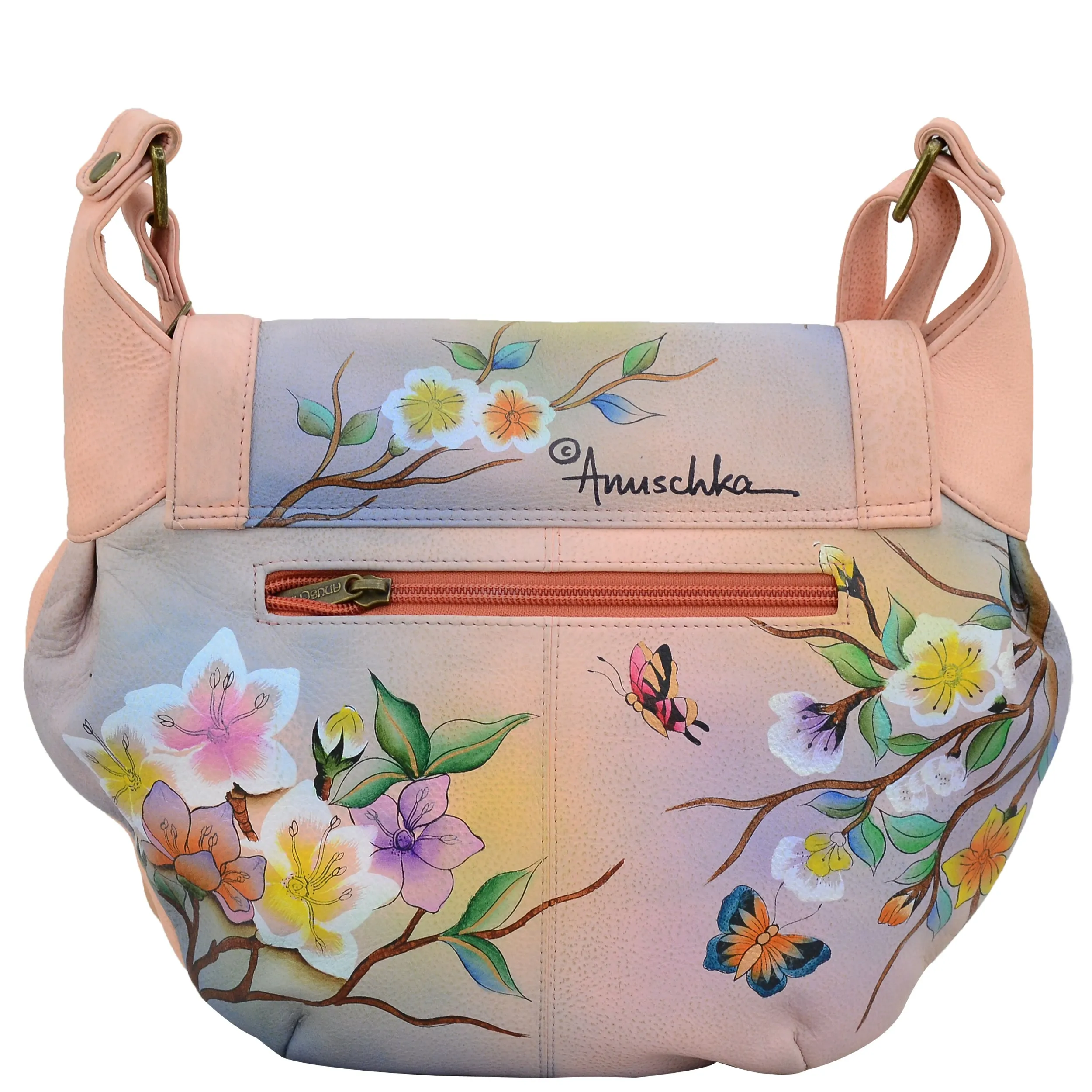 Fringed Flap Saddle Bag - 619