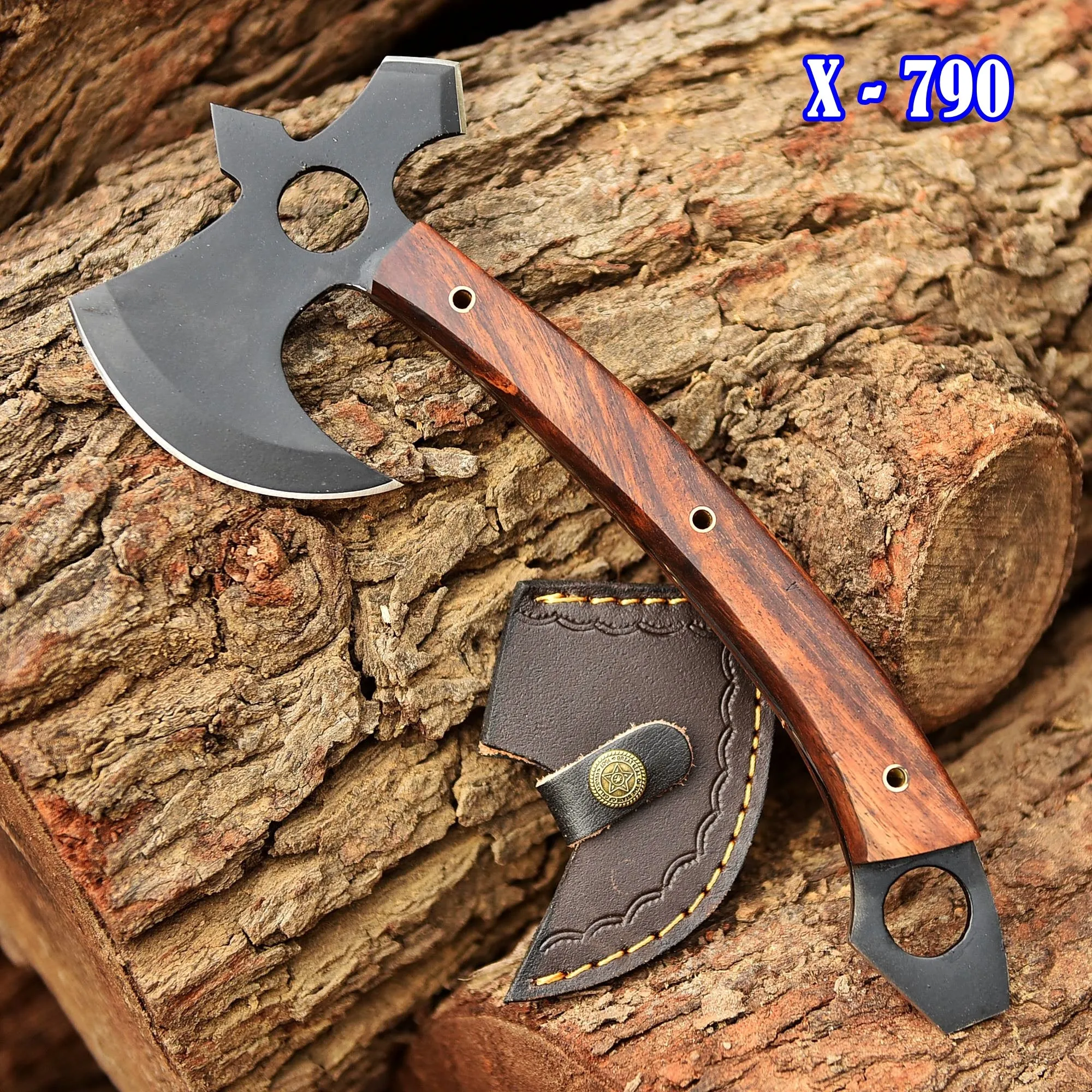 Full Tang Hand Made Forged High Carbon Steel Axe Superb Viking Design Axe Hatchet Tomahawk