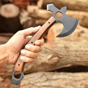 Full Tang Hand Made Forged High Carbon Steel Axe Superb Viking Design Axe Hatchet Tomahawk