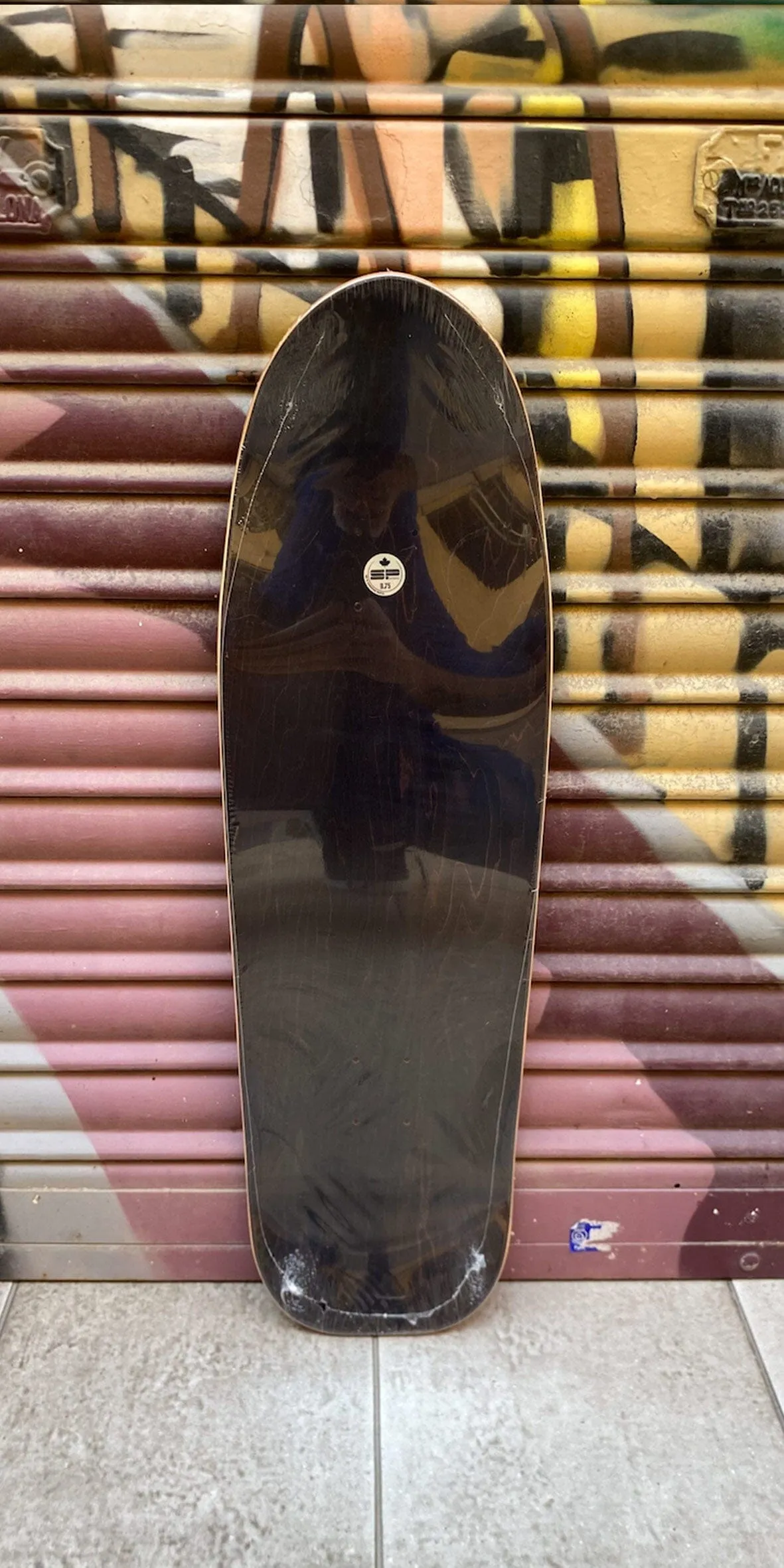 Furtivo "CARNIVORA" 9.75 Sargent Shape Yellow Skateboard Deck- Tabla