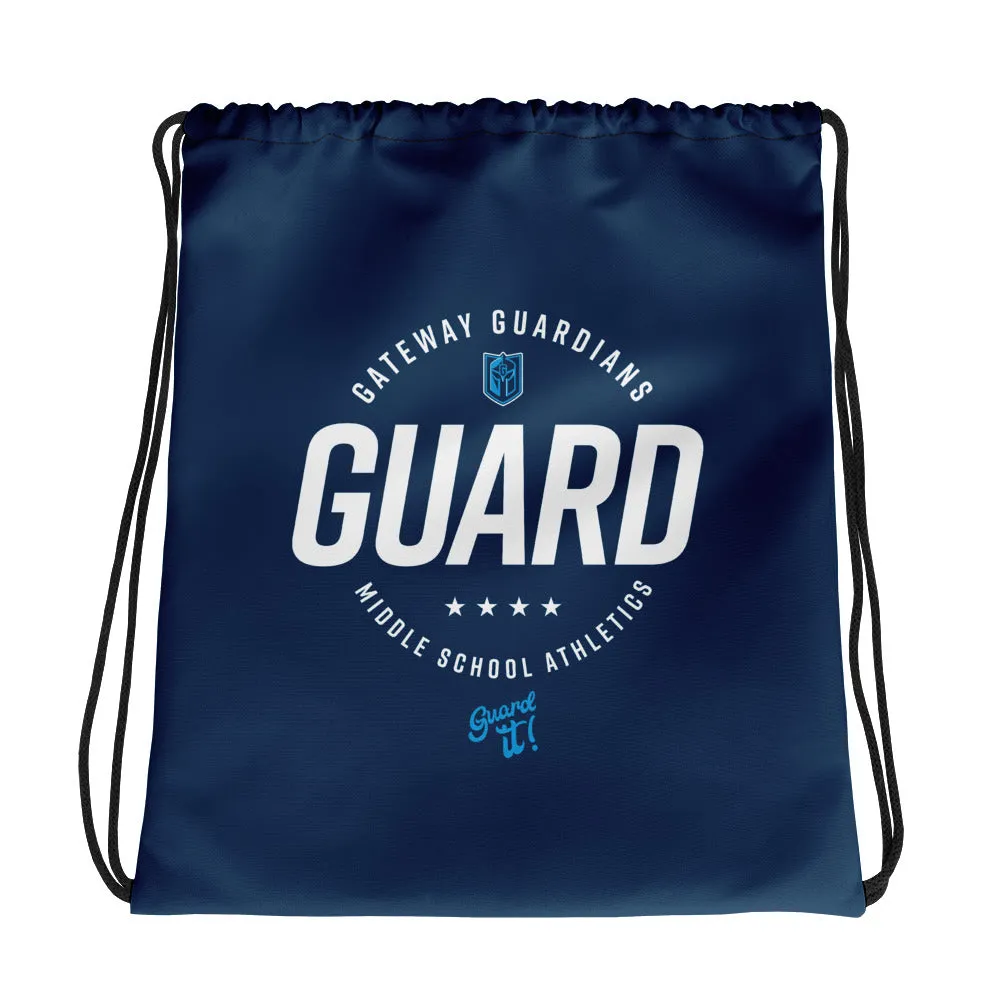 Gateway 'Excellence' dark blue cinch bag