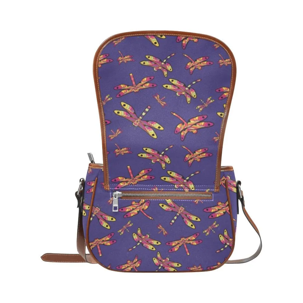 Gathering Purple Saddle Bag/Large