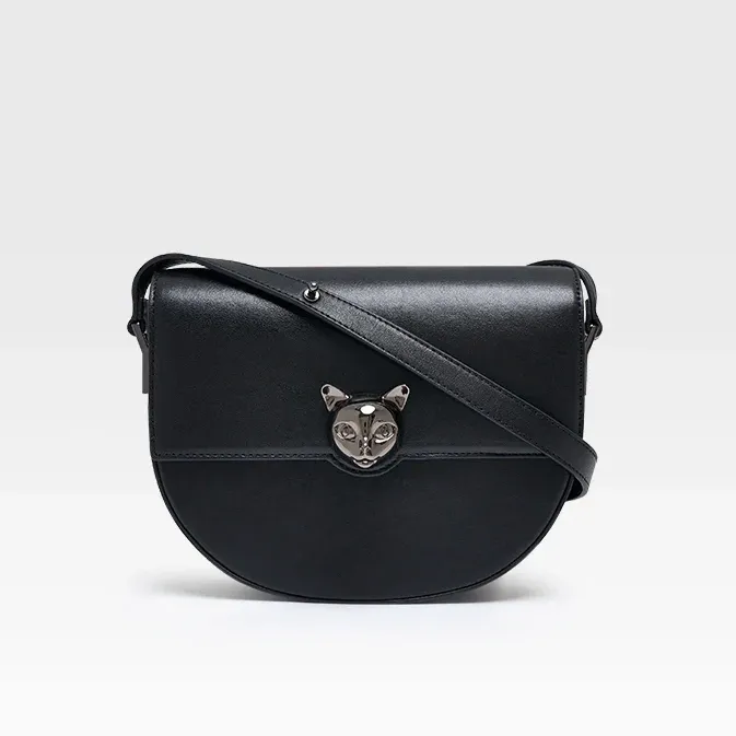 Genuine Leather Crossbody Casual Saddle Shoulder Bag