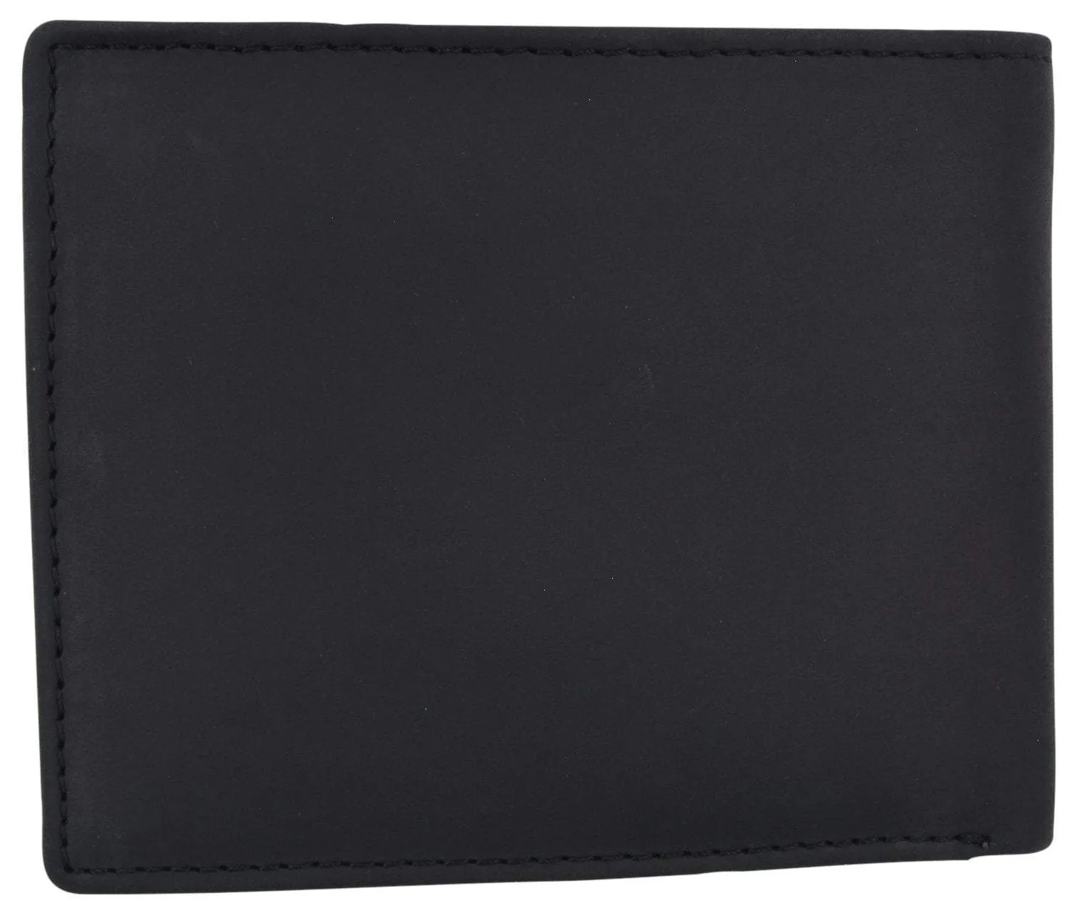 Genuine Leather RFID Bifold Mens Marijuana Leaf Logo Wallet