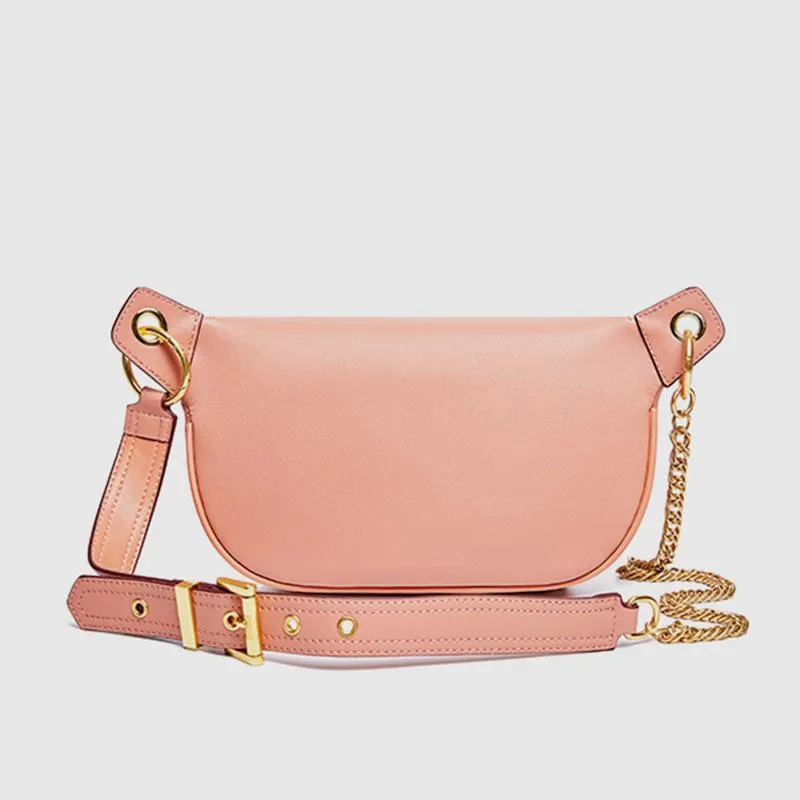 Genuine Leather Large Capacity Crossbody Bag Waist Bag