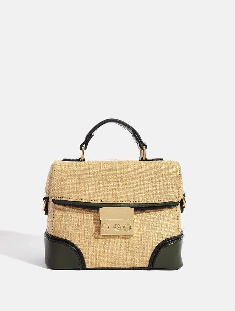 Gia Straw Tote Bag