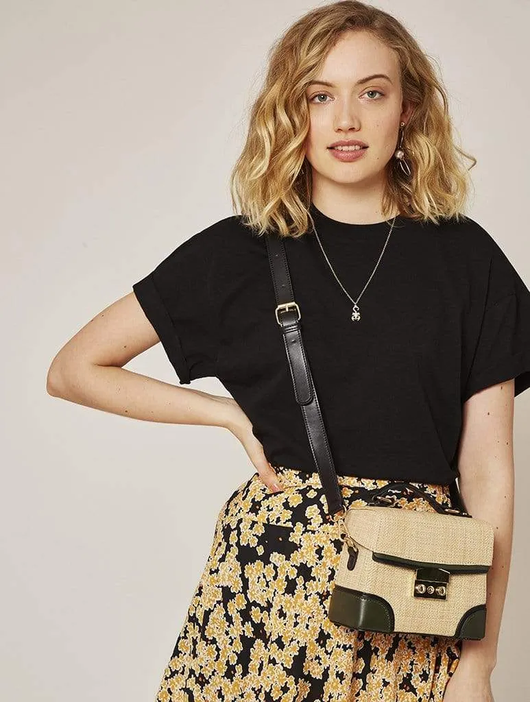 Gia Straw Tote Bag