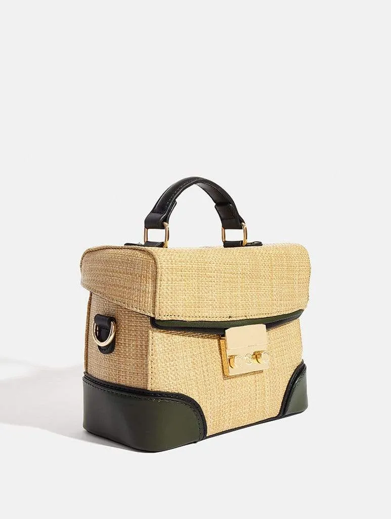 Gia Straw Tote Bag