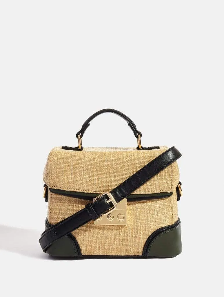 Gia Straw Tote Bag