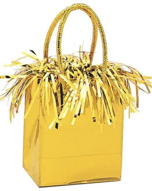 Gold Gift Bag Balloon Weight