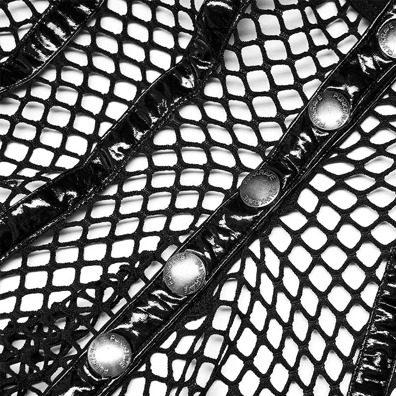 Goth Stylish Mesh Face Mask