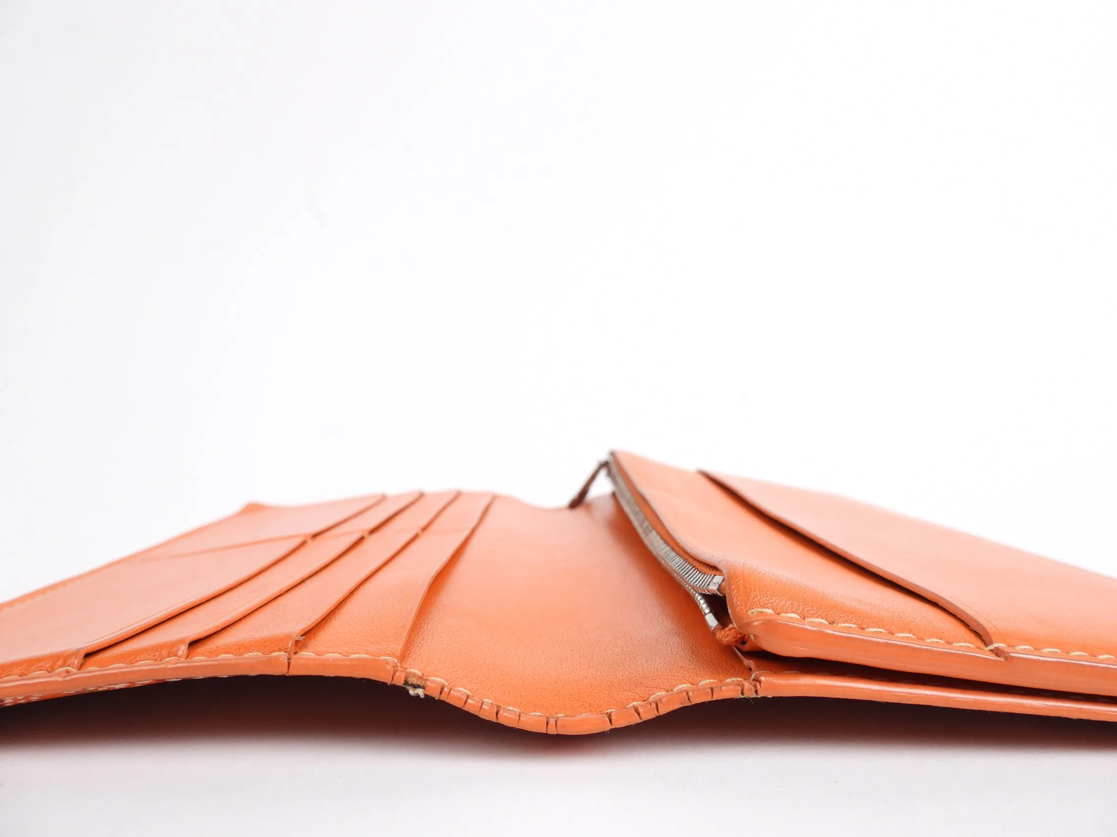 Goyard Orange Goyardine Richelieu Long Flap Bi-Fold Wallet