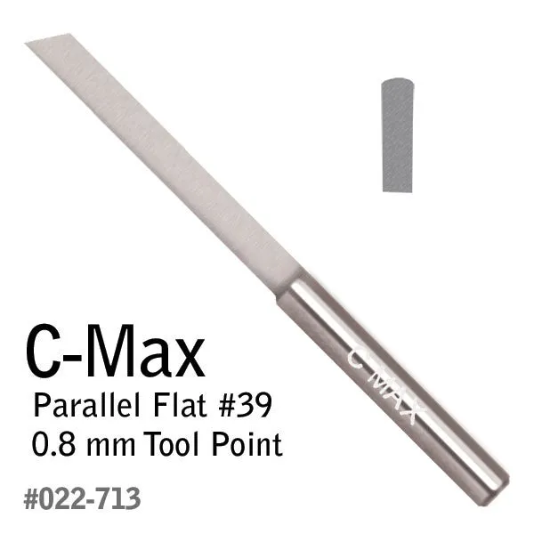 GRS® C-Max Carbide Gravers - Parallel Flat