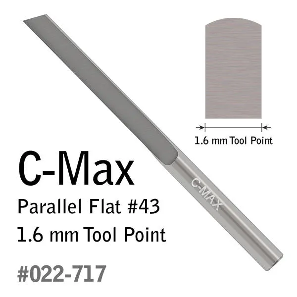 GRS® C-Max Carbide Gravers - Parallel Flat