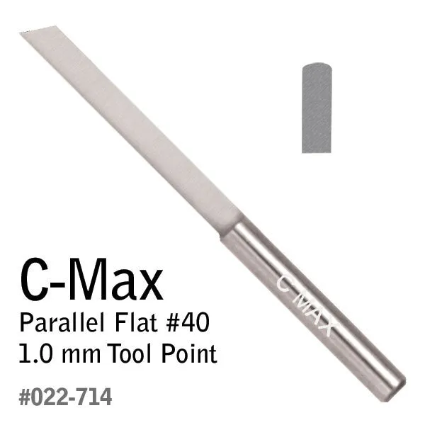 GRS® C-Max Carbide Gravers - Parallel Flat