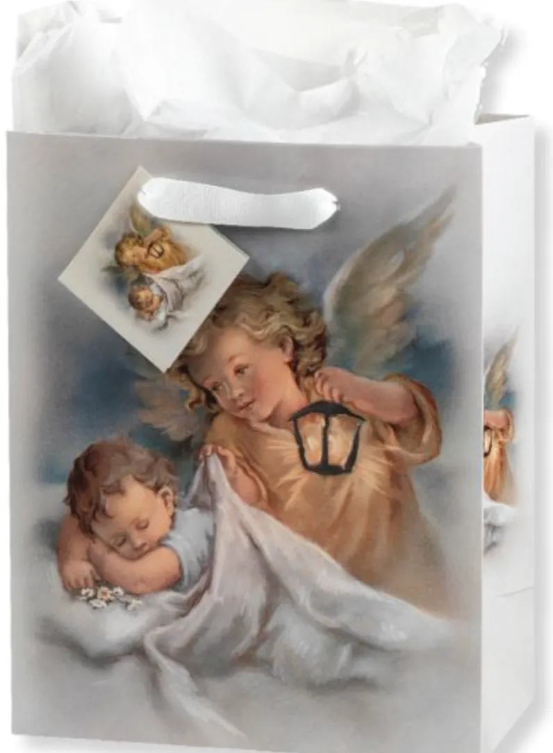 Guardian Angel with Lamp Gift Bag - Medium