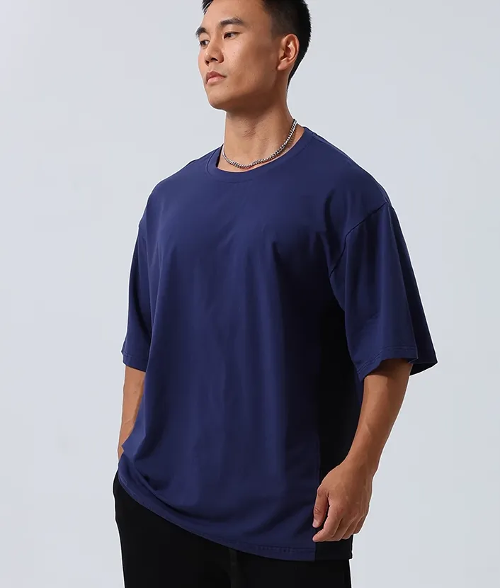GYM BUDDY SWEAT-ABSORBENT SHORT SLEEVE LOOSE T SHIRTS